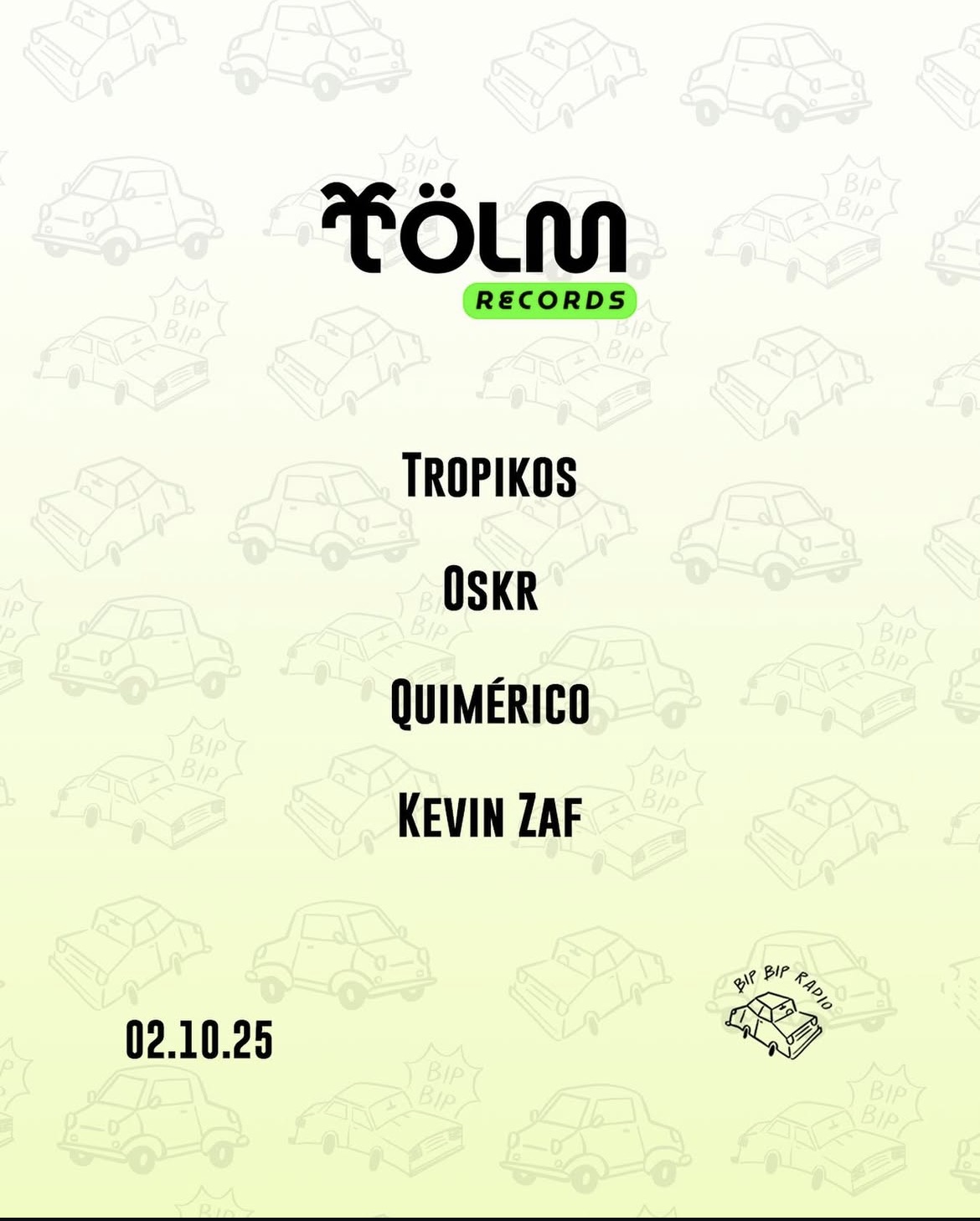 Showcase BIPBIP — Tölm Records x Bip Bip Radio